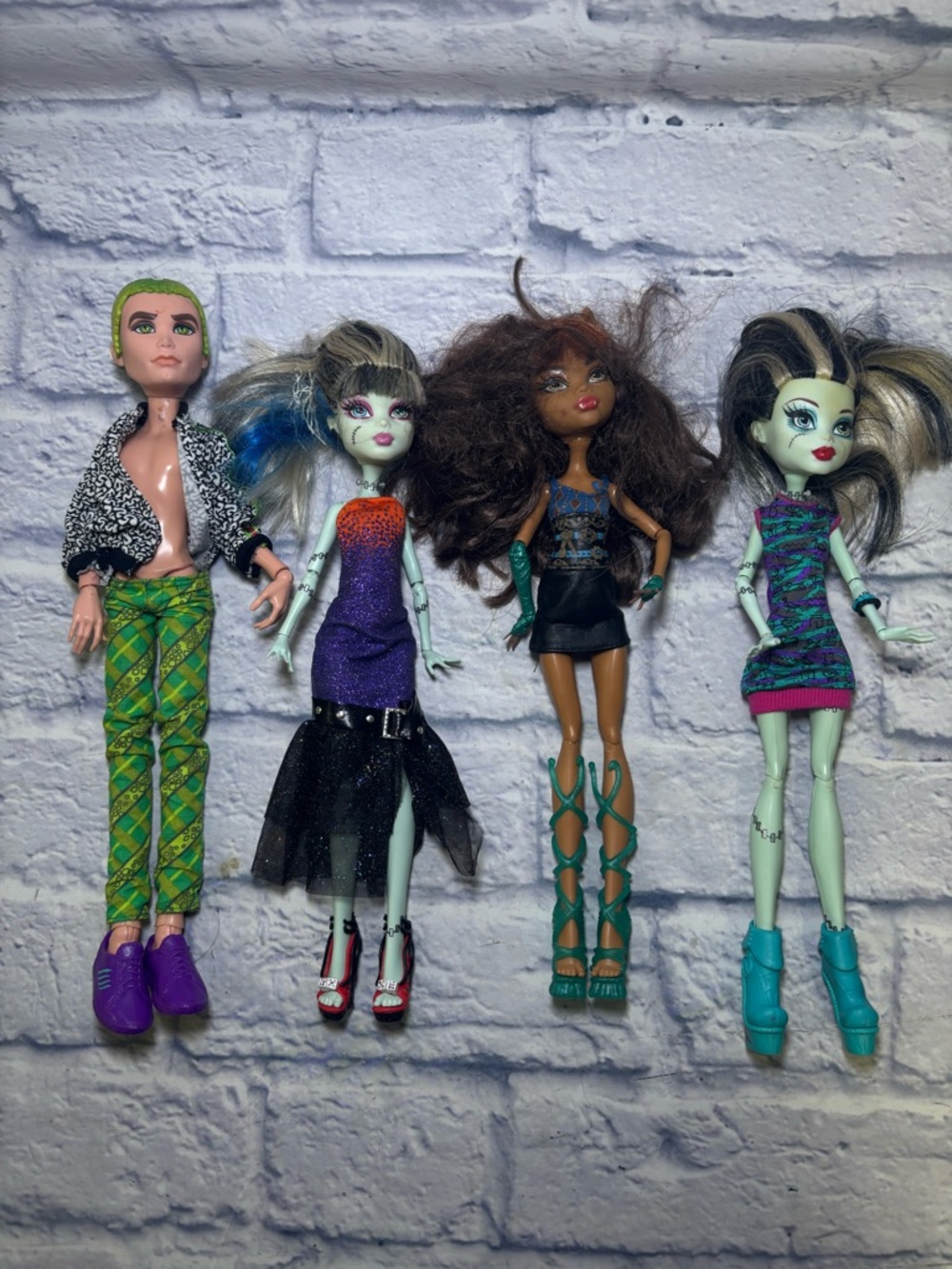 Mattel Monster High Dolls Lot Of 4 Dolls Deuce Gorgon City If Freights Clawdeen